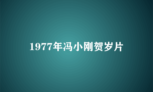 1977年冯小刚贺岁片