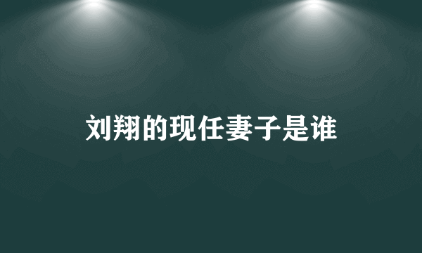 刘翔的现任妻子是谁