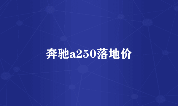 奔驰a250落地价