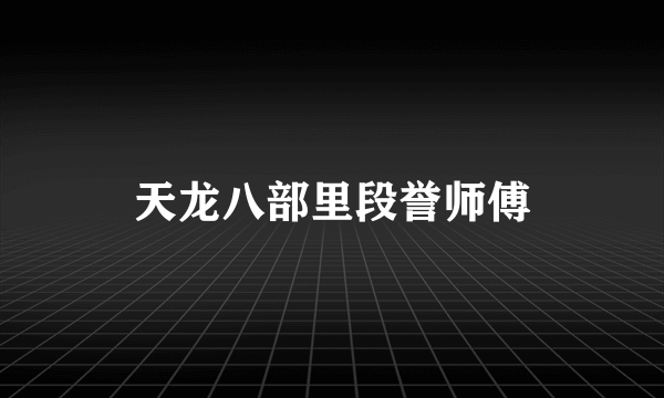 天龙八部里段誉师傅