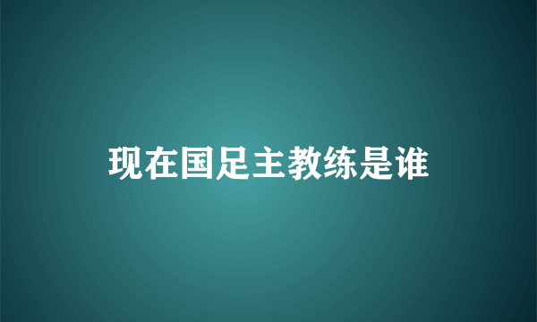 现在国足主教练是谁