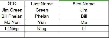 Last Name和First Name?有什么区别吗？谢谢！