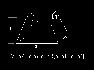 棱台体积公式