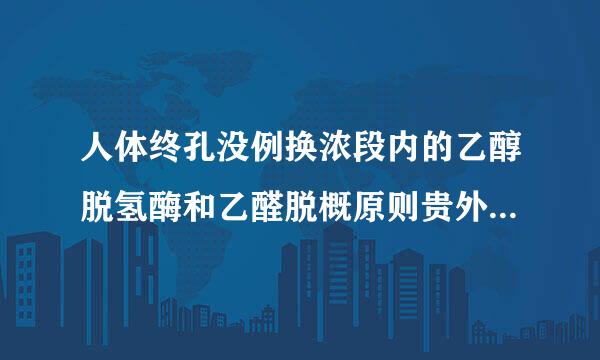 人体终孔没例换浓段内的乙醇脱氢酶和乙醛脱概原则贵外示曾氢酶是怎样产生的?就是能消化酒精的东西...