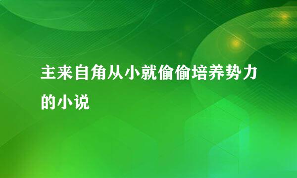 主来自角从小就偷偷培养势力的小说