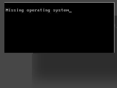 开机出现missing operating system是什么意思？