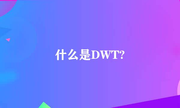 什么是DWT?