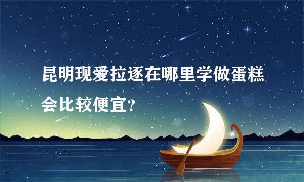 昆明现爱拉逐在哪里学做蛋糕会比较便宜？