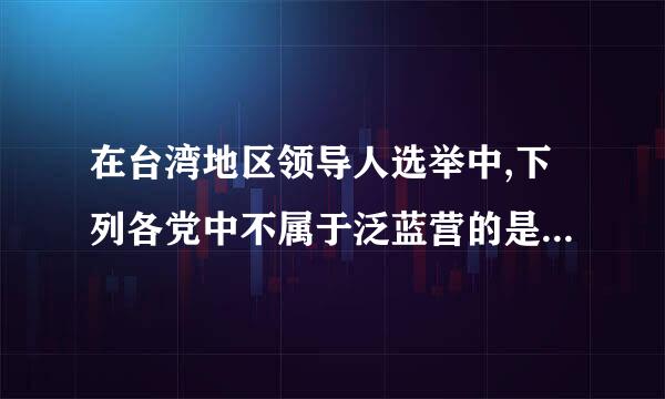 在台湾地区领导人选举中,下列各党中不属于泛蓝营的是( )分不属何。