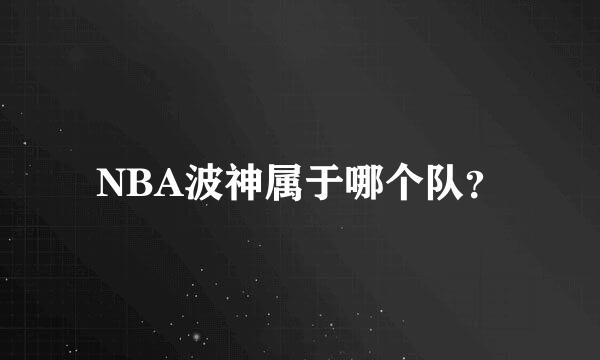 NBA波神属于哪个队？