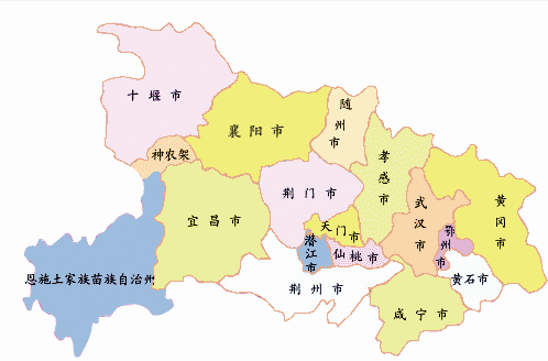 湖北省有来自哪些地级市？