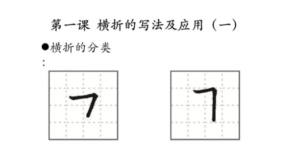 横折的写法是什么呀？