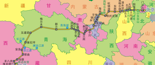 109国道全来自程线路图