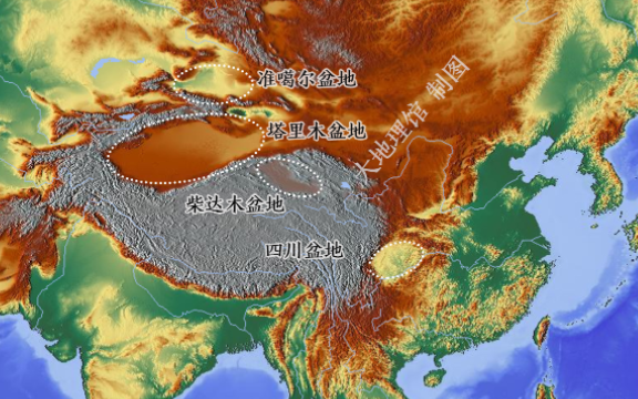 四大高来自原四大盆地三大平原三大丘陵的名称是什么?