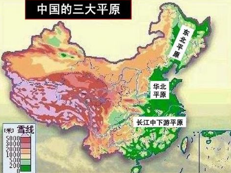 四大高来自原四大盆地三大平原三大丘陵的名称是什么?