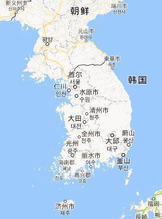 韩国的面积相当于中国的哪个城市或省?