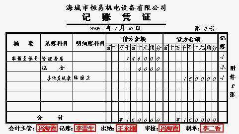 手工阶机问鸡接账填写好的样本（含来自记账凭证、记账凭证汇总啊的孔表. 现金日记账、银行日记账、总账、明细账）