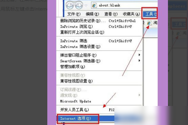 Internet Explorer 帮助中的“证书错误”。