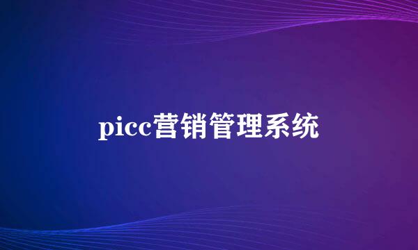 picc营销管理系统