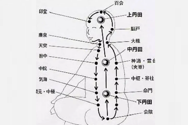 大周天运行路执室线图是怎样的？