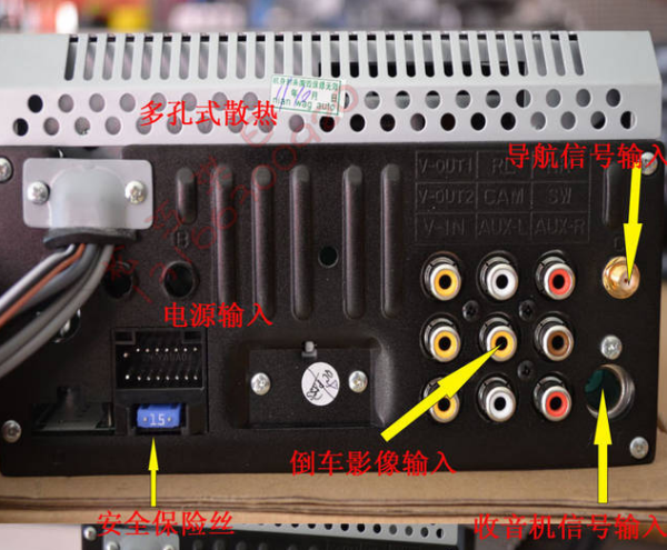 汽车dvd导航一体机接线方法，最好讲一下各线及插口的功能原理
