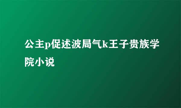 公主p促述波局气k王子贵族学院小说