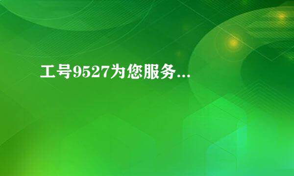 工号9527为您服务...