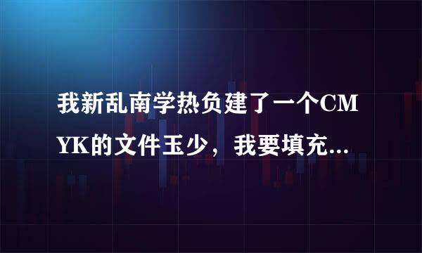 我新乱南学热负建了一个CMYK的文件玉少，我要填充的是比较亮的蓝色，为什么我填上去感觉灰蒙蒙的，不是我原来要填的颜色