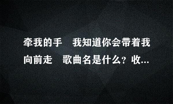 牵我的手 我知道你会带着我向前走 歌曲名是什么？收逐接声织径观