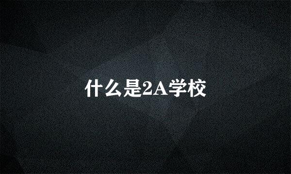 什么是2A学校