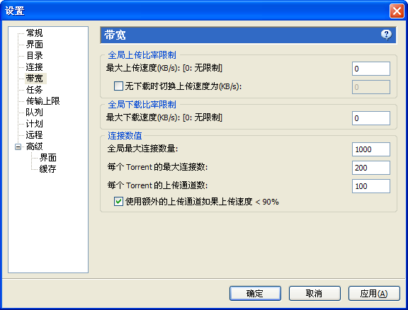 uTo来自rrent下载速兴快客交征权赶鱼政日度只有几k，怎么设置越？