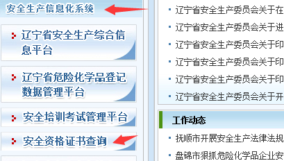 辽宁省特种作业操作证在哪查询