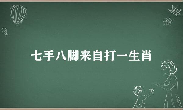 七手八脚来自打一生肖