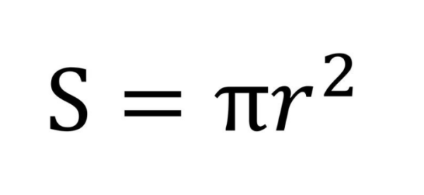 圆的面积的公式是什么？