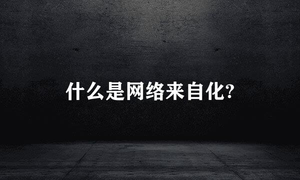 什么是网络来自化?