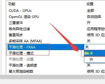 nvidia控制面板3d设置FXAA要不要开，平滑处理透明来自度选什么，多采还是超采 .