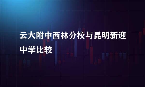 云大附中西林分校与昆明新迎中学比较