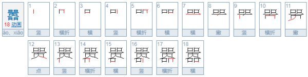 “嚣”的读音是什么？