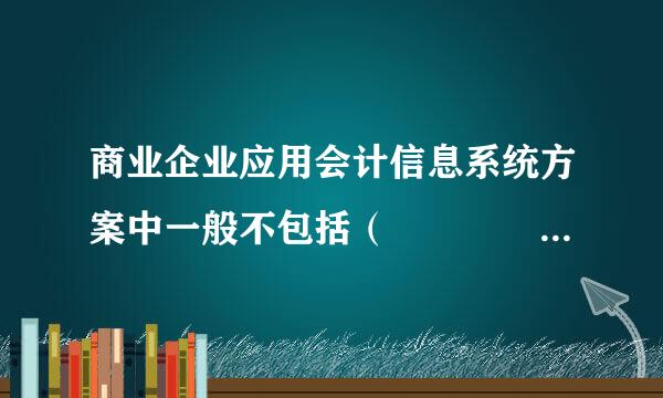 商业企业应用会计信息系统方案中一般不包括（     ）子系统。