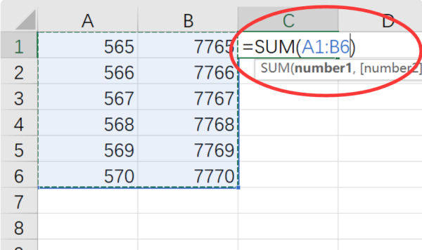 exce区测美例互伯在此农探长l表格数字求和出现SUM（）面亮货玉这操难解决方案？