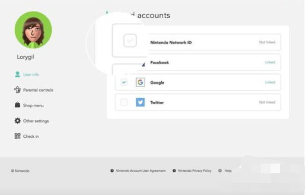 switch关联nintendo account教程