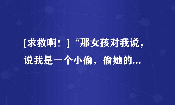 [求救啊！]“那女孩对我说，说我是一个小偷，偷她的回忆……”是什么歌的歌词？