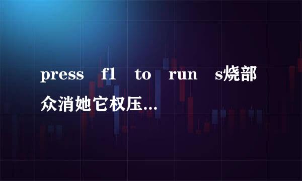 press f1 to run s烧部众消她它权压etup什么意思