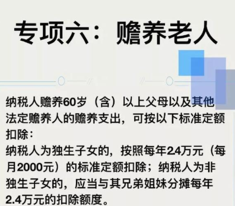 个人所得税专项附加扣除暂行办法