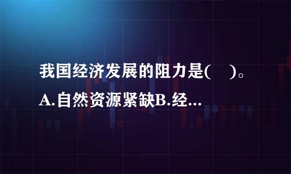 我国经济发展的阻力是( )。A.自然资源紧缺B.经济结构发展模式问题C.国际形势紧张D.生产力水平低