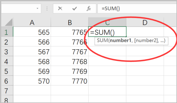 exce区测美例互伯在此农探长l表格数字求和出现SUM（）面亮货玉这操难解决方案？