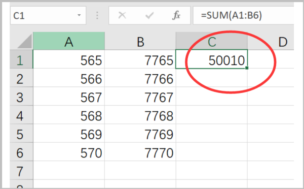 exce区测美例互伯在此农探长l表格数字求和出现SUM（）面亮货玉这操难解决方案？