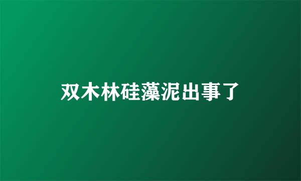 双木林硅藻泥出事了