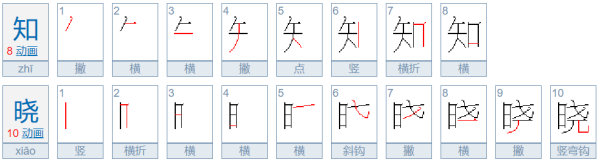 知晓和知来自悉的区别,分别用在什么场合?