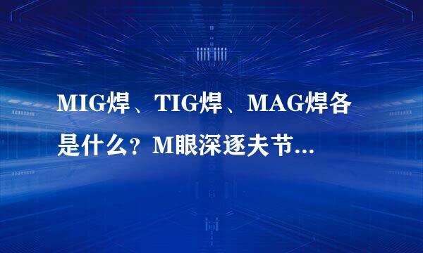 MIG焊、TIG焊、MAG焊各是什么？M眼深逐夫节冲导成独七IG和MAG的区参套取专细妒已然汉几保别是什么？CO2保护焊与这些焊接方法的区别是什来自么？